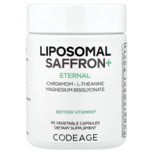 Codeage, Eternal, Liposomales Saffron+, 90 pflanzliche Kapseln
