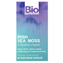 Bio Nutrition, Irish Sea Moss , 90 Vegetarian Capsules