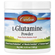 Carlson, L-Glutamin-Pulver, 3,53 oz (100 g)