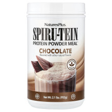 NaturesPlus, Spiru-Tein, Protein Powder Meal, Chocolate, 2.1 lbs (952 g)