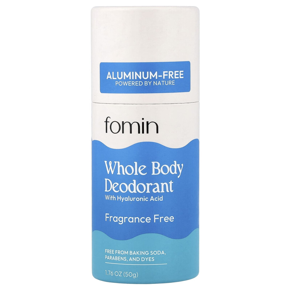 Fomin , Whole Body Deodorant, Aluminum-Free, Fragrance Free, 1.76 Oz (50 G)