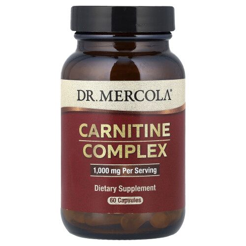 Dr. Mercola, Carnitine Complex, 1.000 mg, 60 Capsules (500 mg per Capsule)