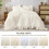 Ivory Twin Comforter Set Seersucker Microfiber 2 pcs 7