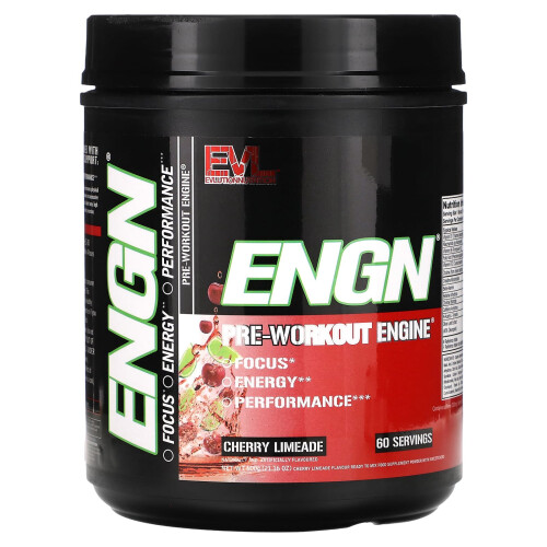 EVLution Nutrition, ENGN, Pre-Workout Engine, Cherry Limade, 21,16 oz (600 g)