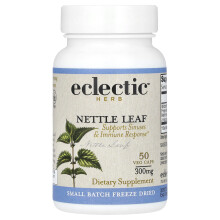 Eclectic Herb, Foglie di Ortica Congelato, 300 mg, 50 Capsula Veg