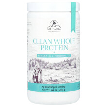 Mt. Capra, Proteina întreagă curată + Minerale & Probiotice, 14.1 oz (400 g)