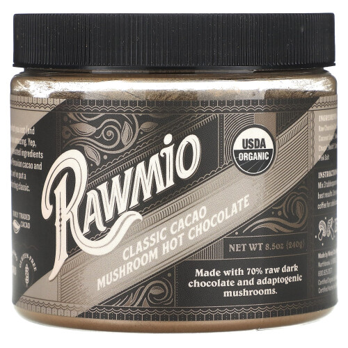 Rawmio, Κλασική Καρακάο Μύκητας Χωμίνι, 8.5 oz (240 g)