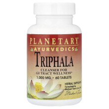 Planetary Herbals, Ayurvedics, Triphala, 60 Tablets