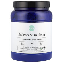 Ora, So Lean & So Clean, Proteine de Plante Superioare pentru Zi, Neîmbălsat, 20.1 oz (570 g)