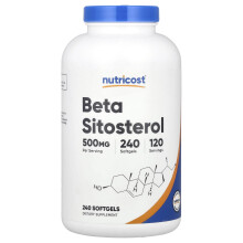 Nutricost, Beta Sitosterol, 240 Softgels (250 mg per Softgel)