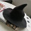 Halloween Witch Hat Elastic Material Unisex Solid Color Sun Protection Foldable Carnival Masquerade Cosplay Performance Wizard Hat (Orange) 5