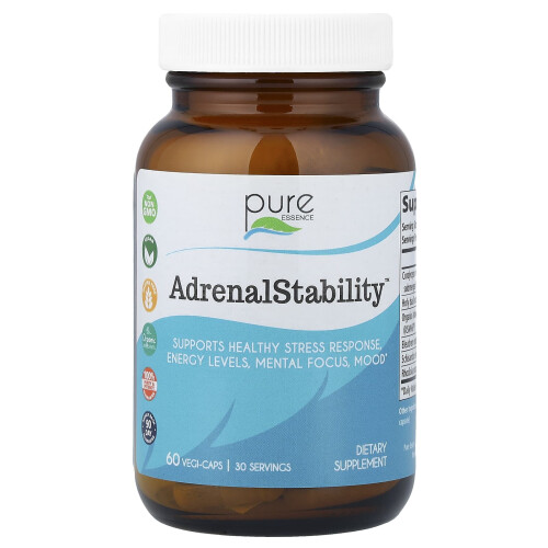 Pure Essence, AdrenalStability, 60 Vegi-Kapszula