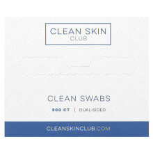 Clean Skin Club, Strisce di Pulizia, Doppio Lato, 500 Conteggio