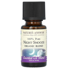Nature's Answer, 100% reine organische pflanzliche Öle Mischung, Night Snooze, 0,5 fl oz (15 ml)