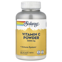 Solaray, Vitamine C Poeder, 5,000 mg, 8 oz (227 g)