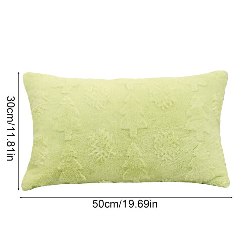 Jouluvihreä tyynynpäällinen polyesteriä 12x20 tuumaa 2
