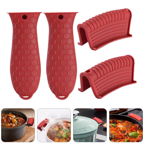 Ensemble de manchons en silicone pour casseroles 2