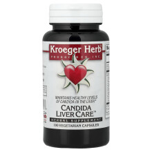 Kroeger Herb Co, Candida Liver Care, 100 Vegetarian Capsules