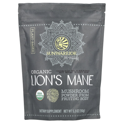 Sunwarrior, Be Well, Οργανικό Λέων Μαλλιά, 5.3 oz (150 g)