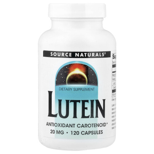 Source Naturals, Luteïne, 20 mg, 120 Capsules