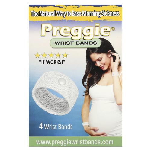 Preggie, Elastice de Mână, Alb, 4 Elastice de Mână