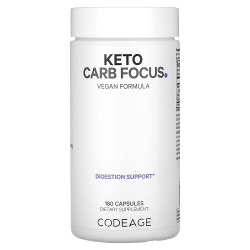 Codeage, Keto Carb Focus, 180 Kapseln