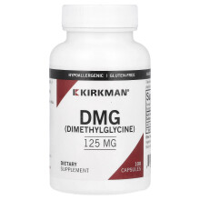 Kirkman Labs, DMG (Dimethylglycine), 125 mg, 100 Kapseln