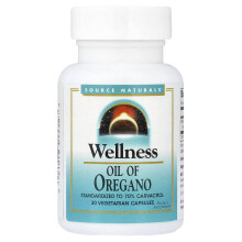 Source Naturals, Wellness, Öl von Oregano, 30 pflanzliche Kapseln (45 mg pro Kapsel)
