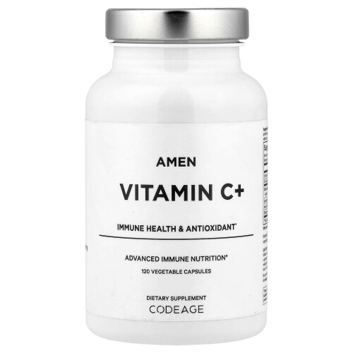 Codeage, Amen, Vitamiini C+, Immuunitilanne, Antioxidant, 120 Veggie Tablettia