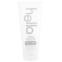 Hello, 8 yhtä Suuri Monitoimija Fluoridi Hammasharja, Luonnollinen Minttu Sekoitus, 4 oz (113 g)