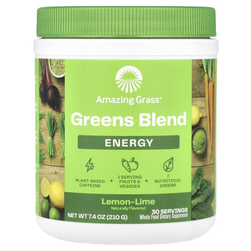 Blend de Hierbas Energético, Limón Limón, 7.4 oz (210 g)