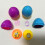 12 bunte Osterstempel in Eiform, Kinderstempel, Eierstempel, Osterstempel 3