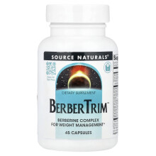 Source Naturals, BerberTrim, 45 Kapseln