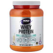 NOW Foods, Whey Protein Poeder, Creamy Vanilla, 2 lbs (907 g)