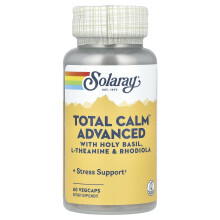 Solaray, Total Calm Advanced, 60 VegCaps