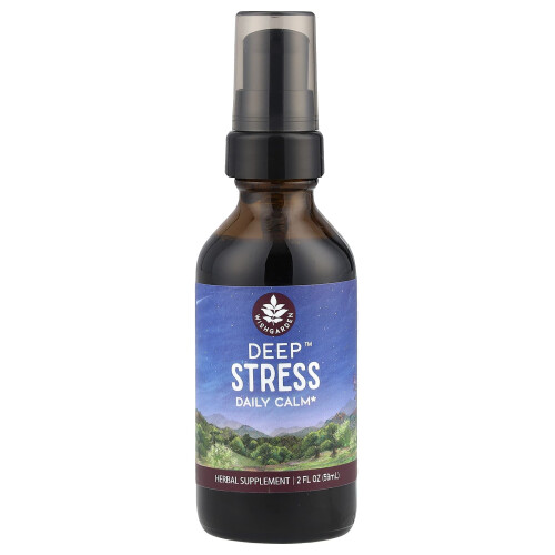 WishGarden Herbs, Mély Stress Napi Béke, 2 fl oz (59 ml)