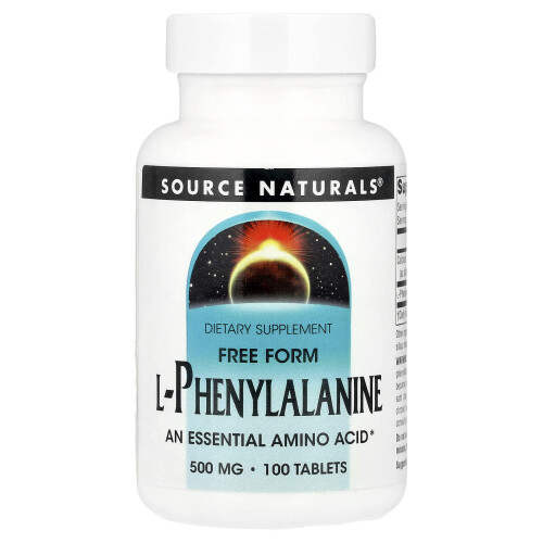 Source Naturals, L-Phenylalanin, 100 Tabletten