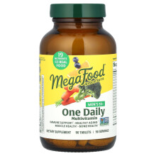 MegaFood, Mężczyzna 55+, Codzienny Multivitamin, 90 Tablets