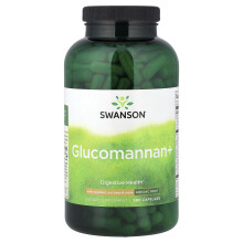Swanson, Glucomannan+, 300 Kapsules