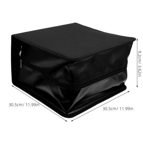 Θήκη για ντοσιέ CD/DVD από δέρμα PU με λαβή – 500Slots 1