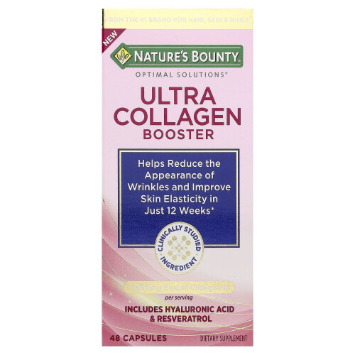 Nature's Bounty, Optimal Solutions, Booster de Colagen Înalte, 48 Capsule