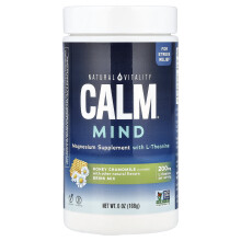 Natural Vitality, CALM Mente, Suplemento de Magnesio con L-Tirosina para Beber, Miel Camomila, 6 oz (168 g)