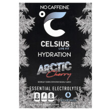 Celsius, Live Fit, Desiin, Välttämättömät Ioni, Ei Kofeiinia, Jääpalo, 14 Powder Stickiä, 0,26 oz (7,43 g) Kappale