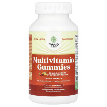 Nature's Craft, Multivitaminowe Gummies, Pomarańcza, Czereśnia, Truskawka, 180 Gummies