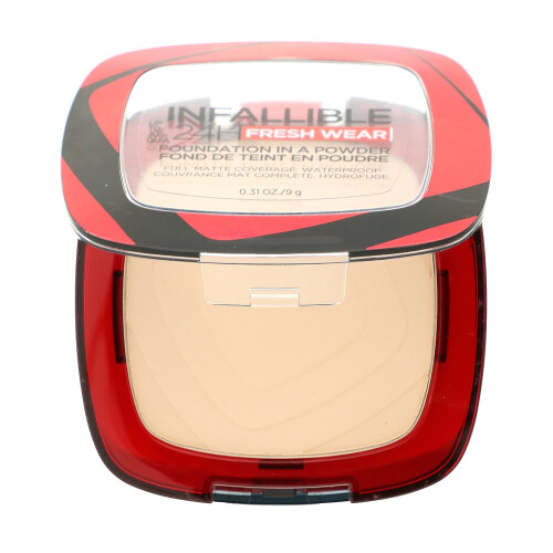L'Oréal, Infallible 24H Φρέσκο Φορτί, Βάση Foundation, 10 Πορσελάνη, 0,31 oz (9 g)