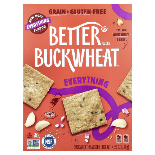 Better with Buckwheat, Κριθαράκια με Βούκοβουκό, Everything, 4.25 oz (120 g)