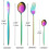 Mirror Rainbow Flatware Set 18/0 Stainless Steel 24-Piece 7