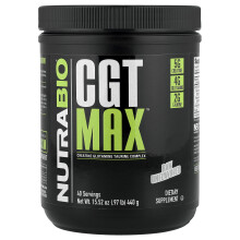NutraBio, CGT MAX, Rauw ongezoet, 0,97 lb (440 g)