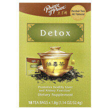 Prince of Peace, Té Herbal, Detox, 18 Bolsas de Té,  1.14 oz (32.4 g)