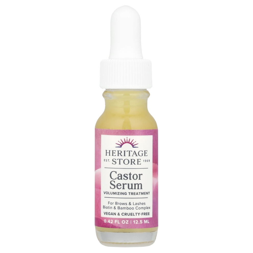 Heritage Store , Castor Serum, 0.42 Fl Oz (12.5 Ml)